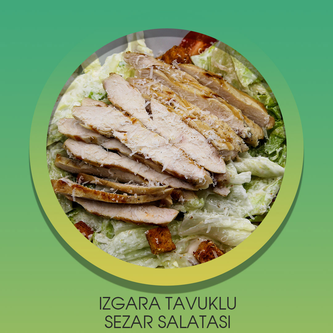 Izgara Tavuklu Sezar Salatası