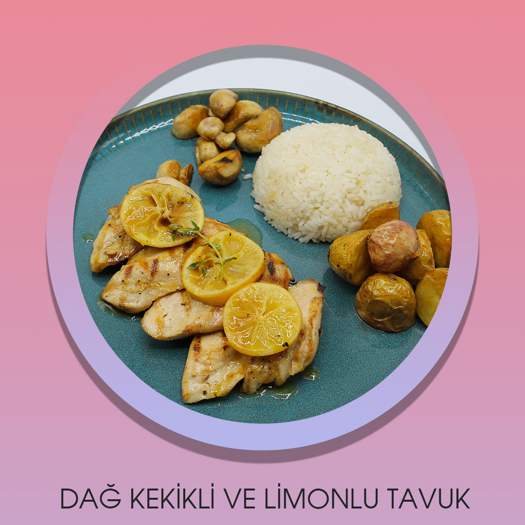 Dağ Kekikli ve Limonlu Tavuk