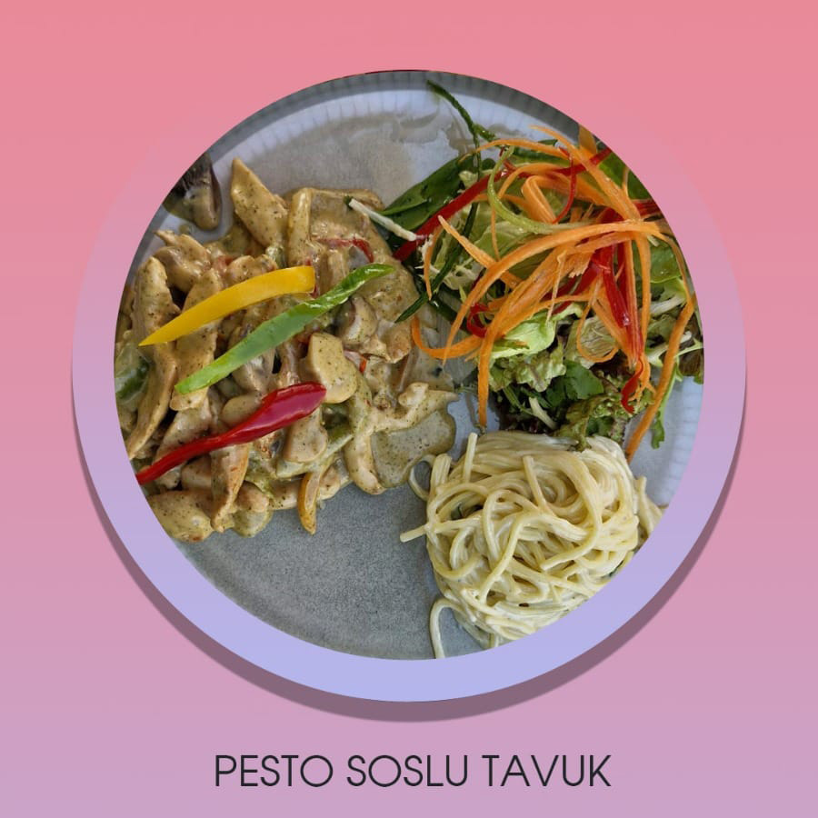 Pesto Soslu Tavuk